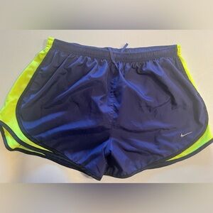 Women’s Nike Dri-Fit Running Shorts sized large /3” inseam/ RN#56323 CA#05553